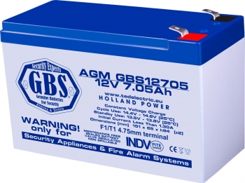 AGM Battery GBS12705F1 12V 7.05Ah