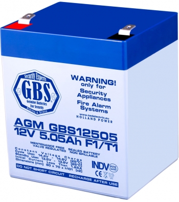 AGM Battery GBS12505F1 12V 5.05Ah