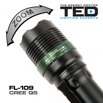 LED Flashlight FL-109 TED Lighting Experts