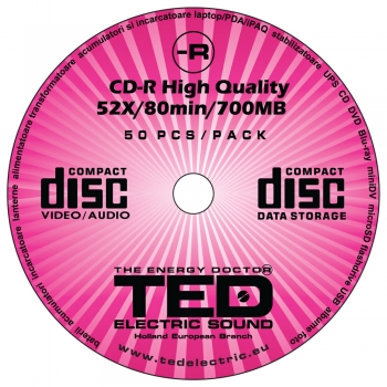 CD-R 52X 80min 700MB TED Electric Sound