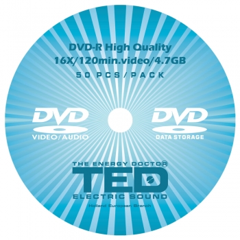 DVD-R 16X 120min 4.7GB TED Electric Sound