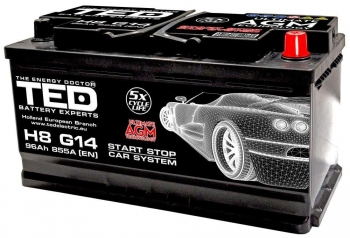 12V 96Ah Start Stop AGM Car Battery