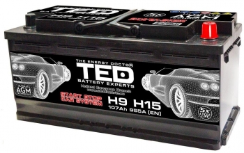 12V 107Ah Start Stop AGM Car Battery