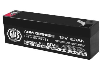  AGM Battery GBS1223F1 12V 2.3Ah