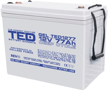 GEL Battery TED1277M6 12V 77Ah