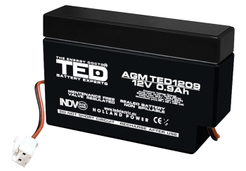 AGM Battery TED1209 12V 0.9Ah